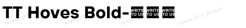 TT Hoves Bold字体转换 TT Hoves Bold字体转换